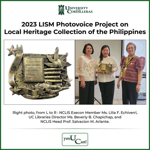 UC Libraries highlights its local heritage collections in PHLS for 2023 LISM Photovoice Project, gets recognition from NCCA – NCLIS