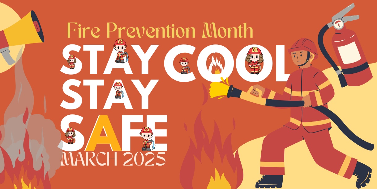 Remain prepared and prioritize fire safety throughout this month.